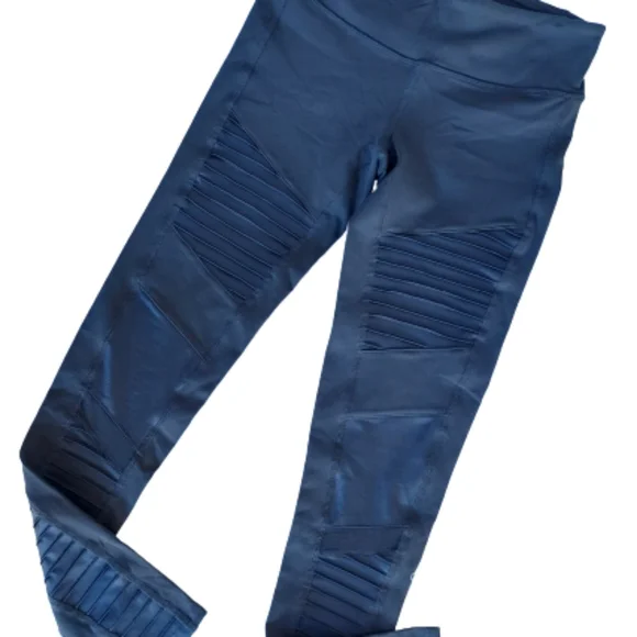 ALO Yoga NEW Anthracite Gray Moto Legging Small - Picture 4 of 8